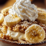 Banana Cream Crumble Dessert