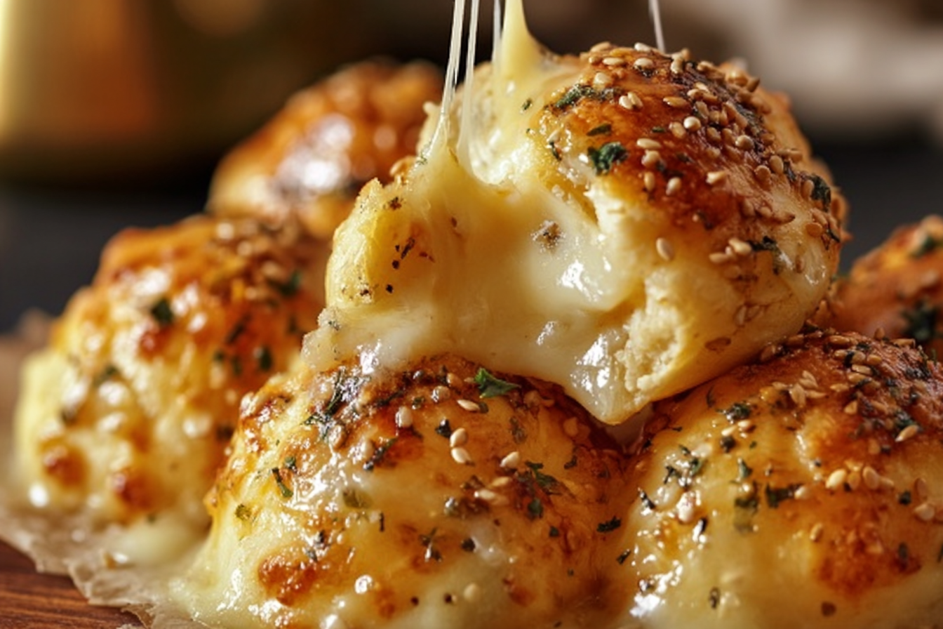 Cheesy Garlic Pull-Apart Bread Bites