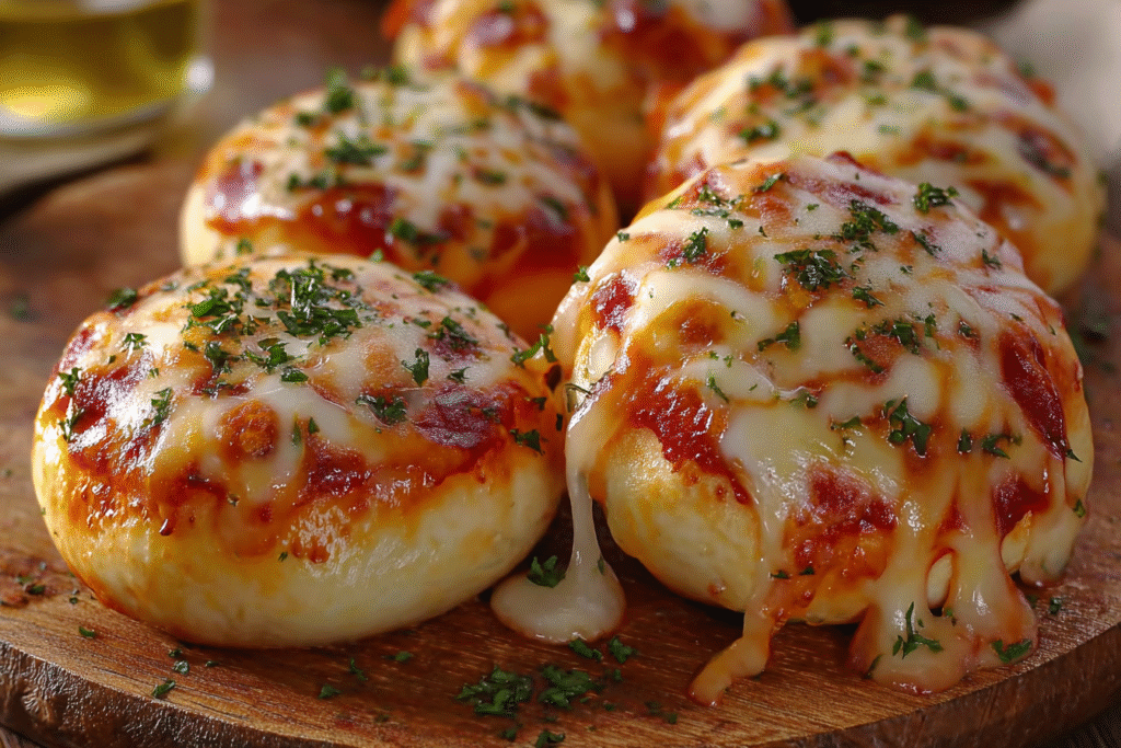 Cheesy Mini Pizza Buns