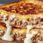 Cheesy Patty Melt Sandwich