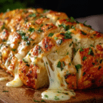 Cheesy Pull-Apart Garlic Bread