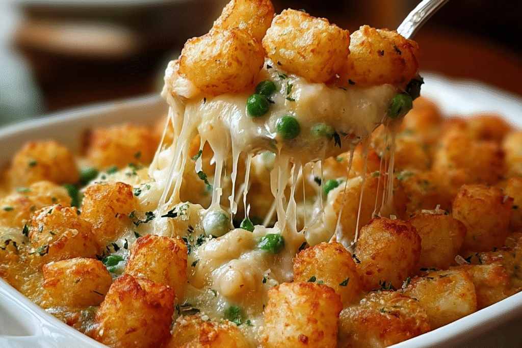 Cheesy Tater Tot Casserole
