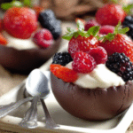 Chocolate Berry Dessert Bowls