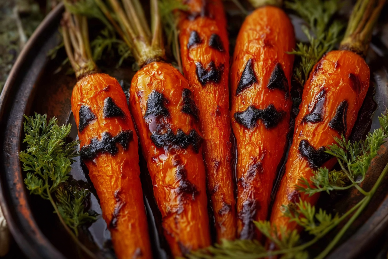 Haunted Roasted Carrots