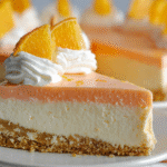 No-Bake Orange Creamsicle Cheesecake