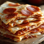 Pepperoni Pizza Quesadillas