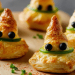 Puff Pastry Witch Hat Bites