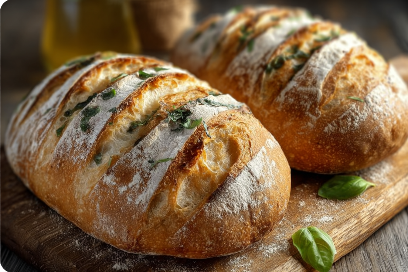 Rustic Artisan Bread Loaves