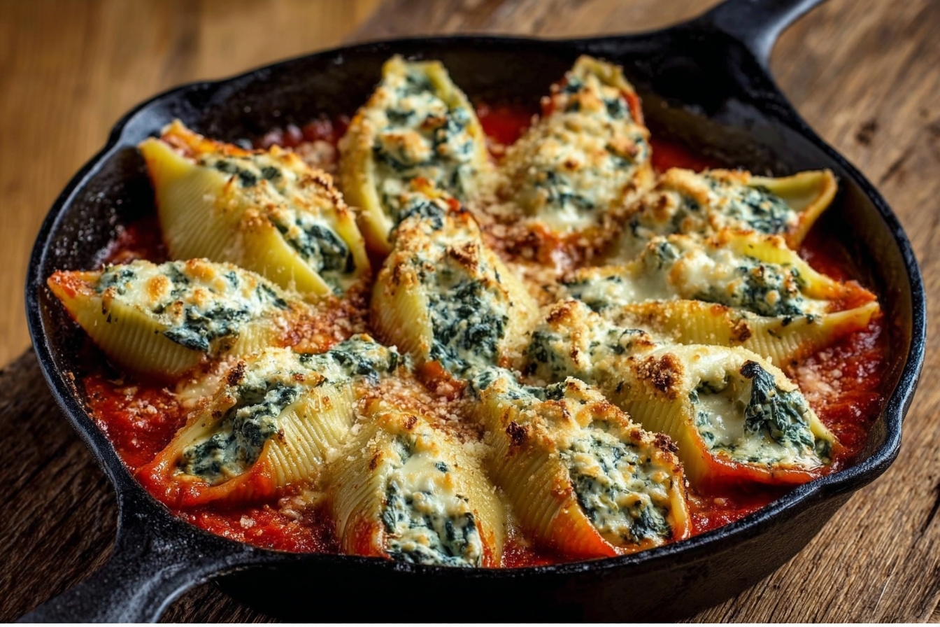 Spinach & Ricotta Stuffed Shells