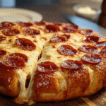 Stuffed Crust Pepperoni Pizza