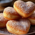 Sugary Heart Donuts
