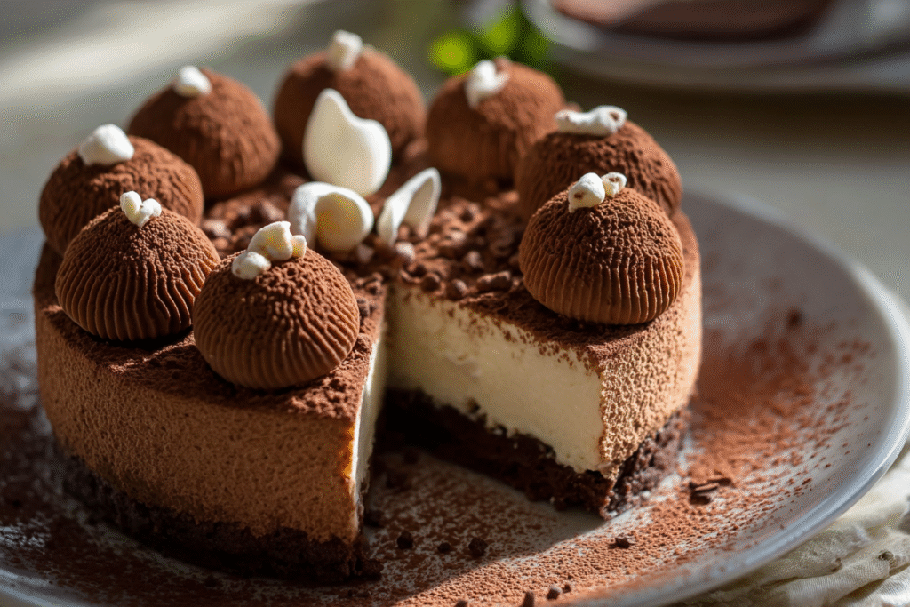 Velvety Tiramisu Mousse Cake