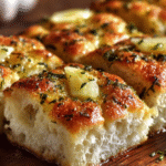 Buttery Garlic Herb Focaccia Bites