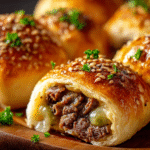 Cheesesteak Stuffed Rolls