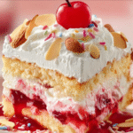 Cherry Cream Delight Cake
