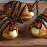 Creepy Cockroach Cream Puffs