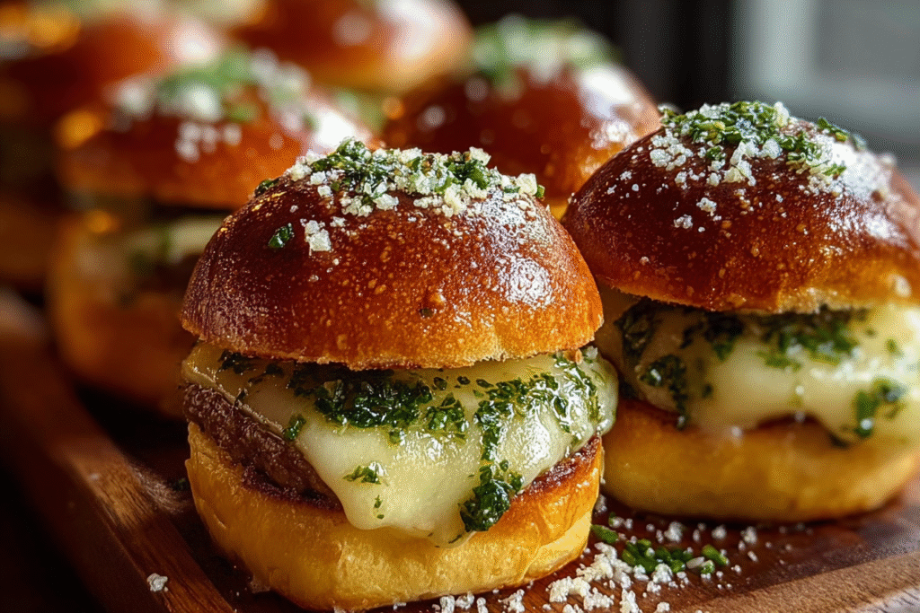 Garlic Butter Parmesan Sliders