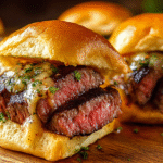 Garlic Butter Steak Sliders