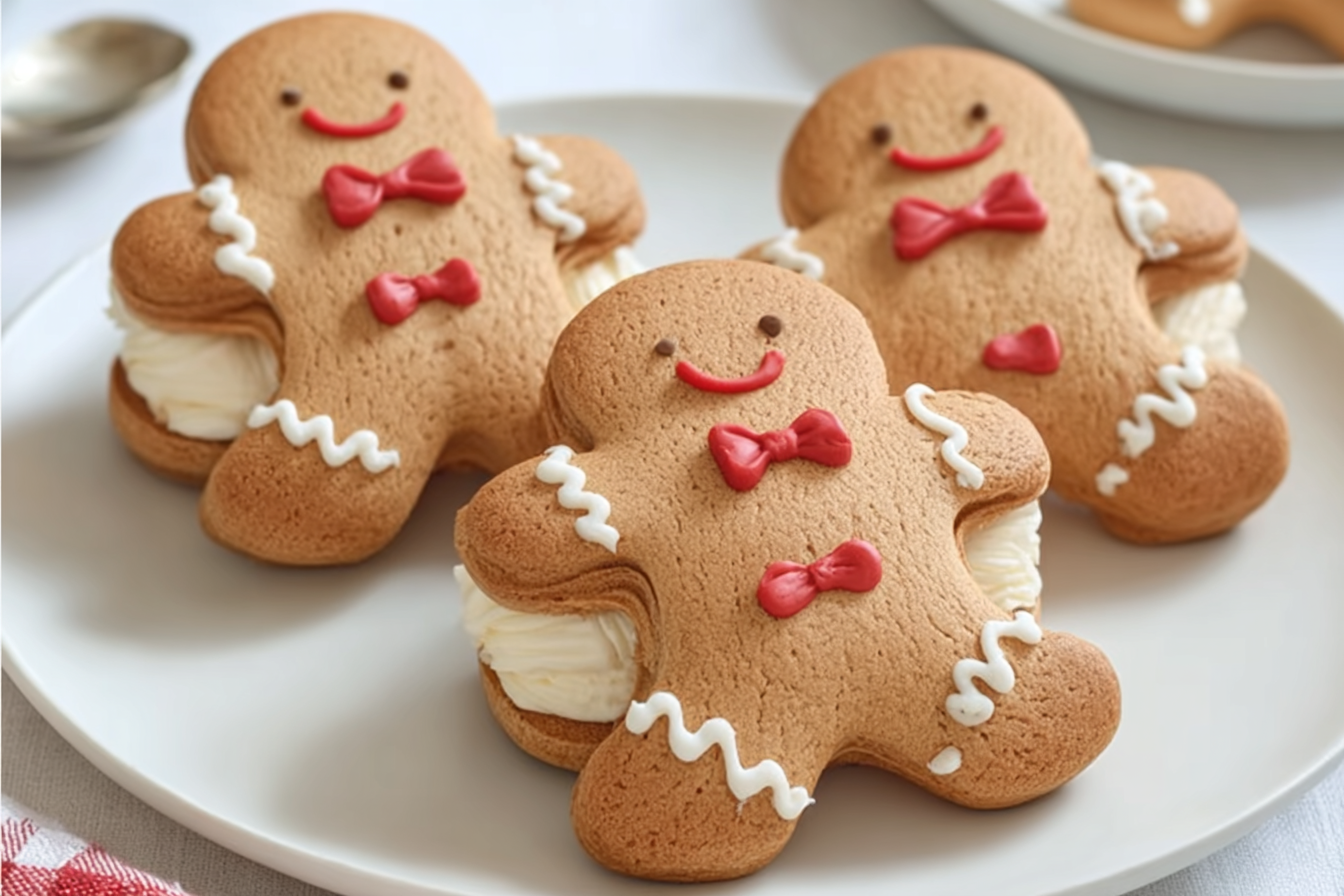 Gingerbread Cream Sandwiches