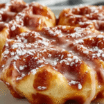 Glazed Mini Waffles