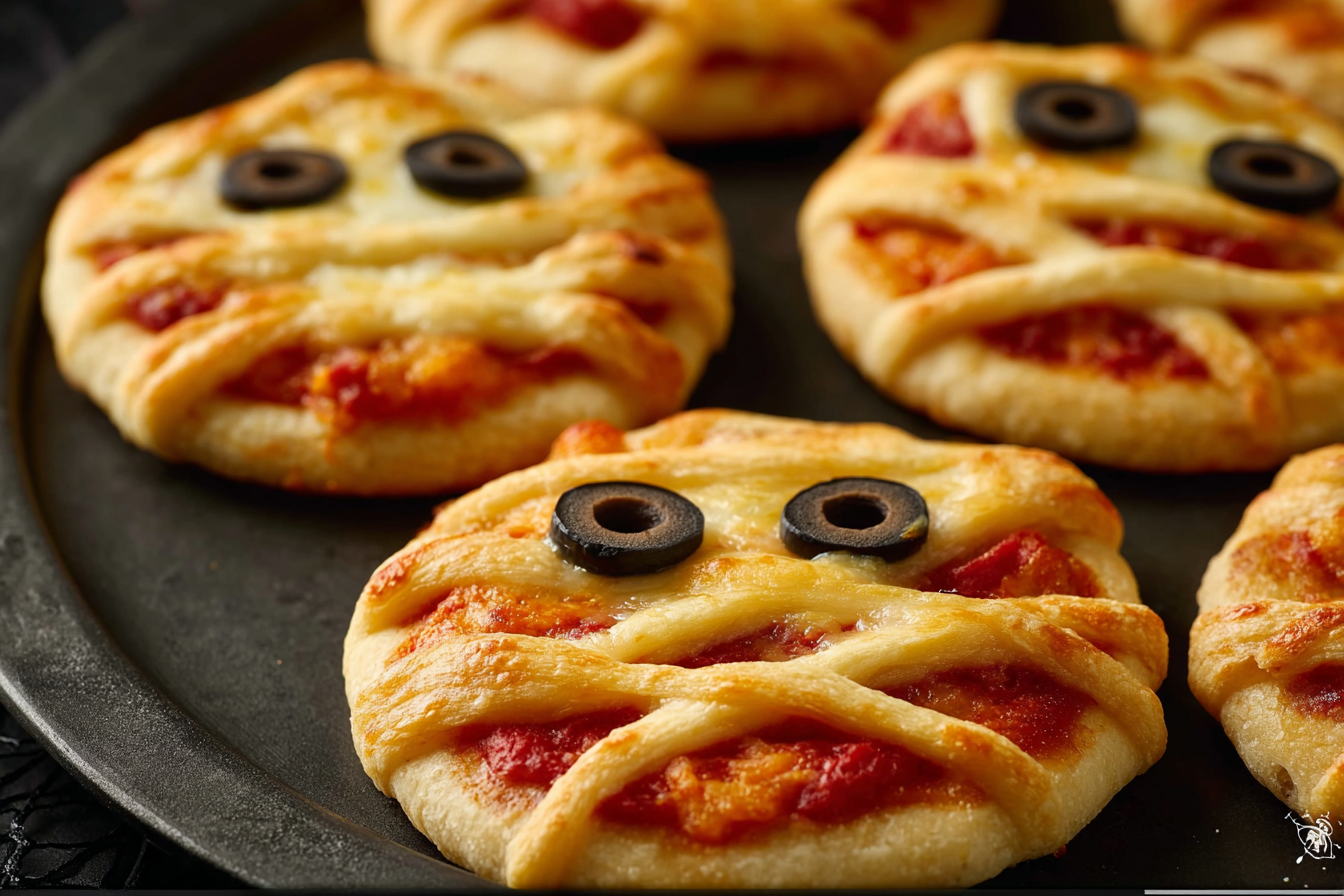 Mummy Mini Pizzas