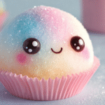 Pastel Galaxy Mochi Puff