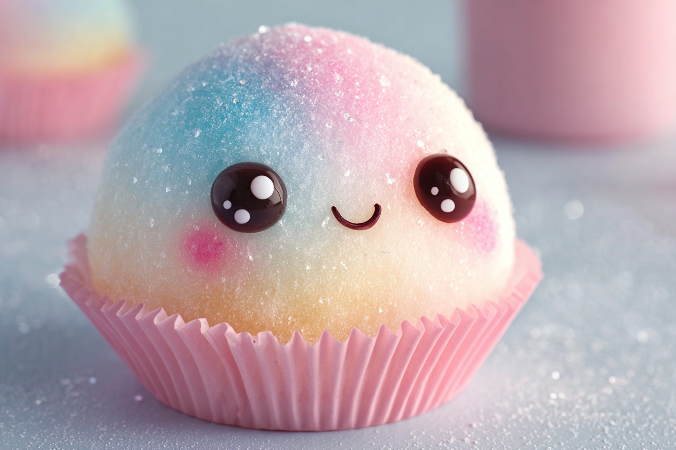 Pastel Galaxy Mochi Puff