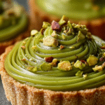 Pistachio Matcha Cream Tarts
