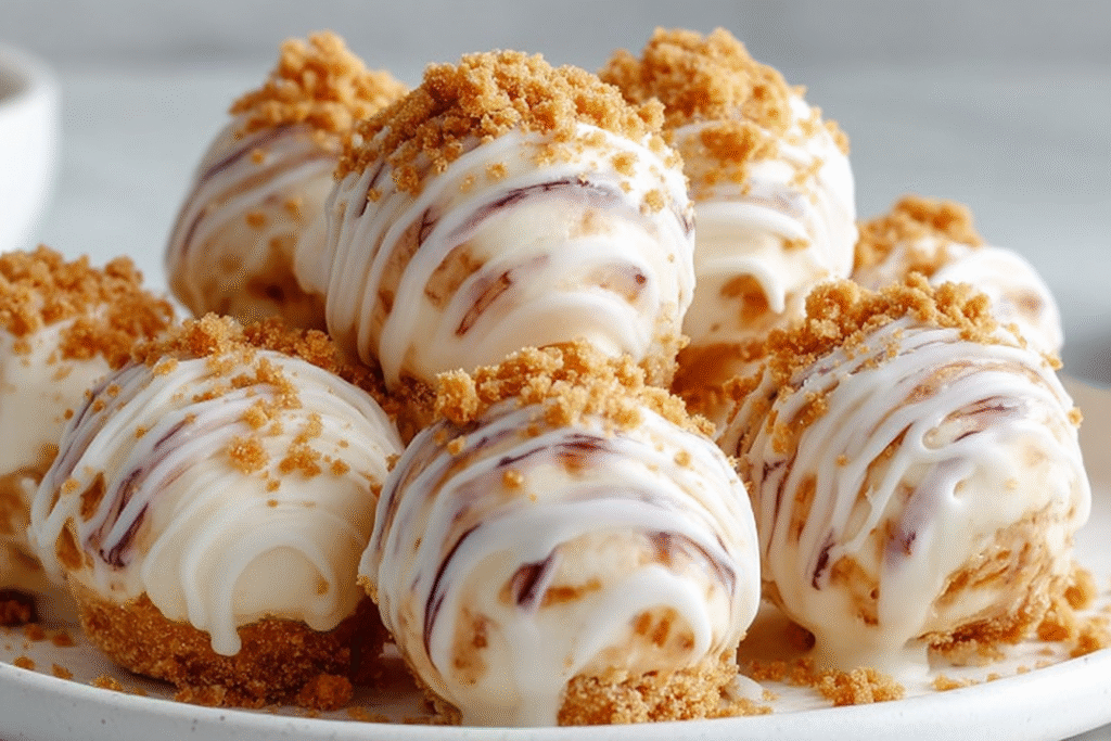 Pumpkin Cheesecake Truffle Bites