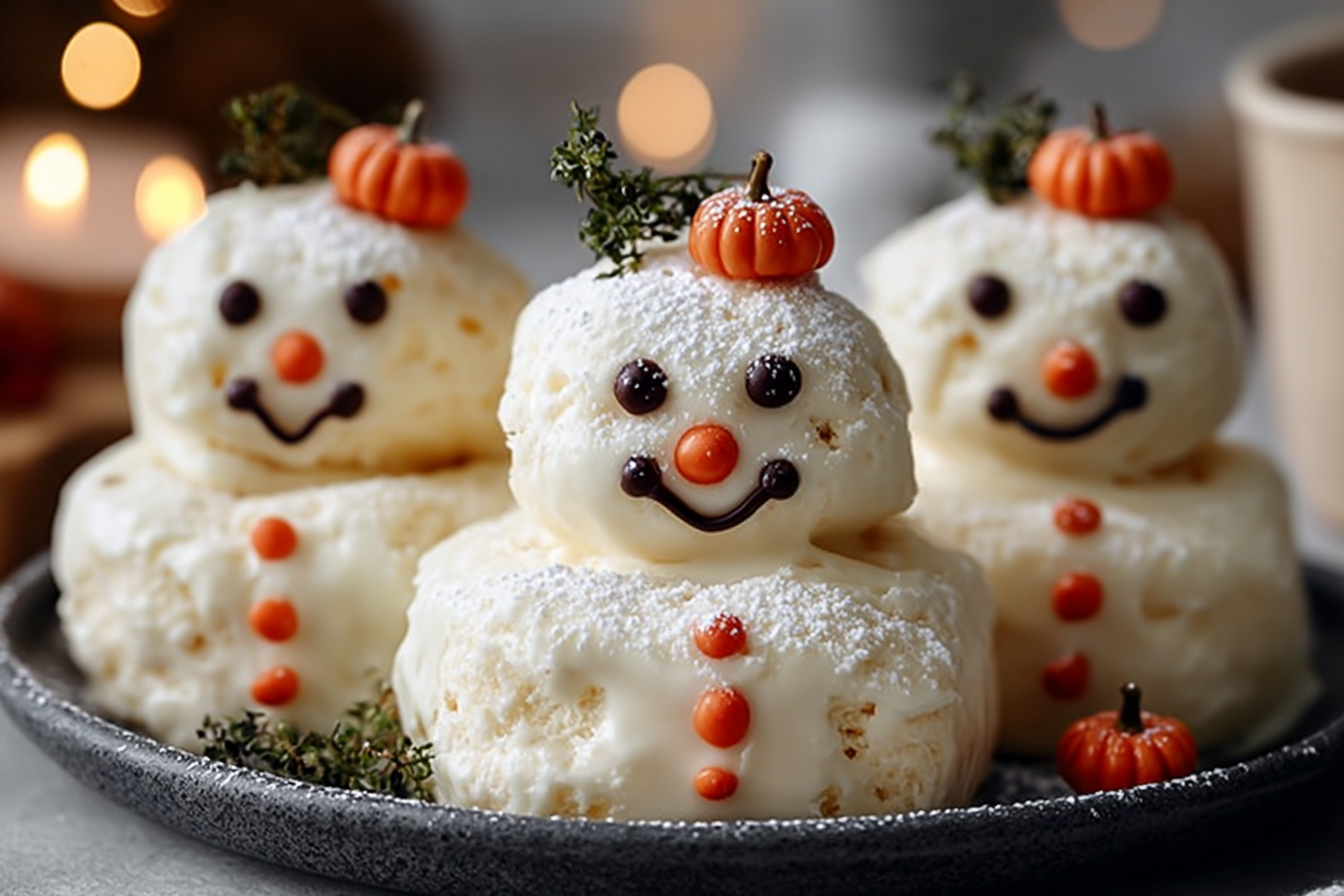 Pumpkin Patch Marshmallow Snowmen