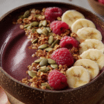 Raspberry Banana Açaí Bowl