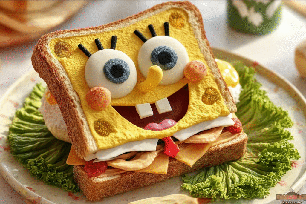 SpongeBob Fun Breakfast Sandwich