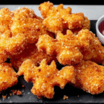 Spooky Bat-Shaped Chicken Nuggets