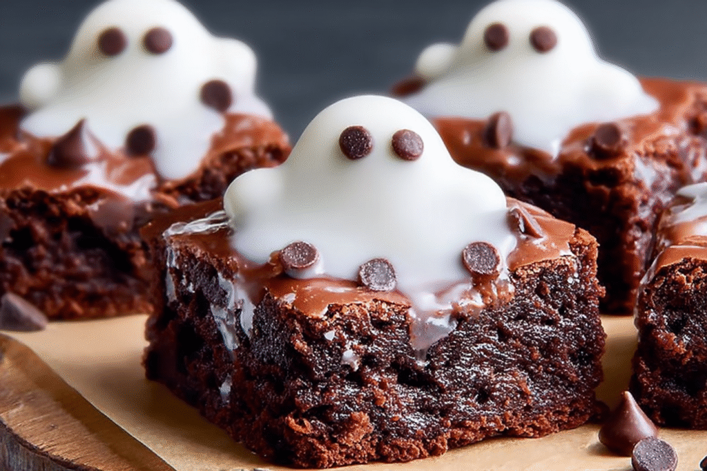 Spooky Ghost Brownies