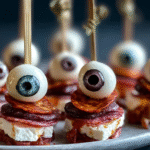 Spooky Salami Eyeball Bites 👁️🧀