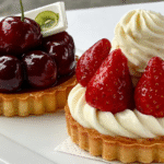 Strawberry & Cherry Cream Tarts Duo