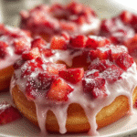 Strawberry Cream Donuts