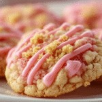 Strawberry Crumble Cookies