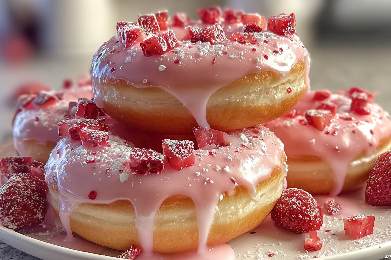 Strawberry Dream Donuts