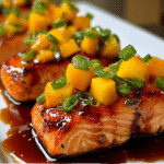 Teriyaki Salmon with Mango Salsa