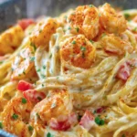 Creamy Cajun Shrimp Pasta Dish First Image
