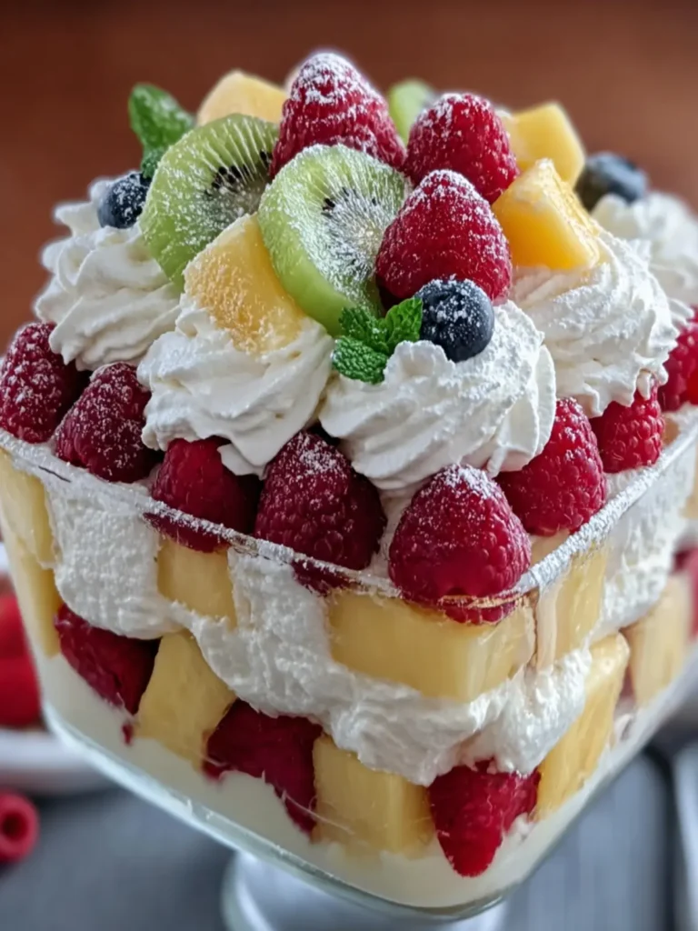 Tropical Fruit Trifle Delight First Image