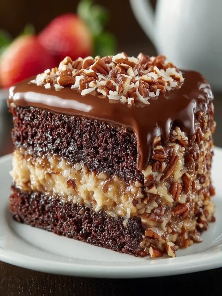 Rich German Chocolate Cake First Image