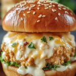 Cheesy Ground Chicken Sandwich First Image