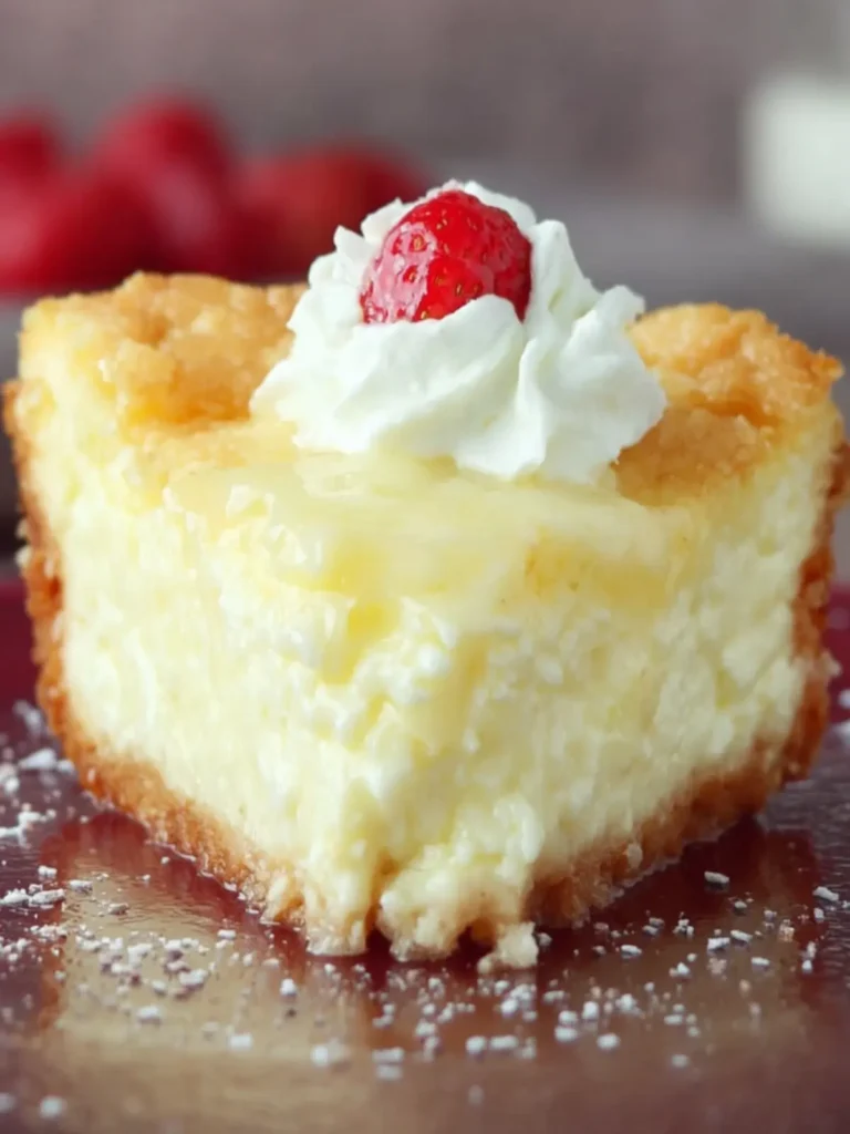 Creamy Classic Cheesecake Slice First Image