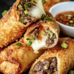 Crispy Beef and Cheese Eggrolls First Image