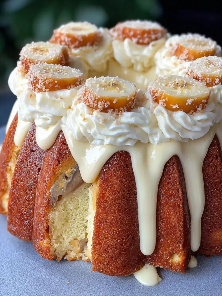 Banana Pudding Bundt Cake First Image