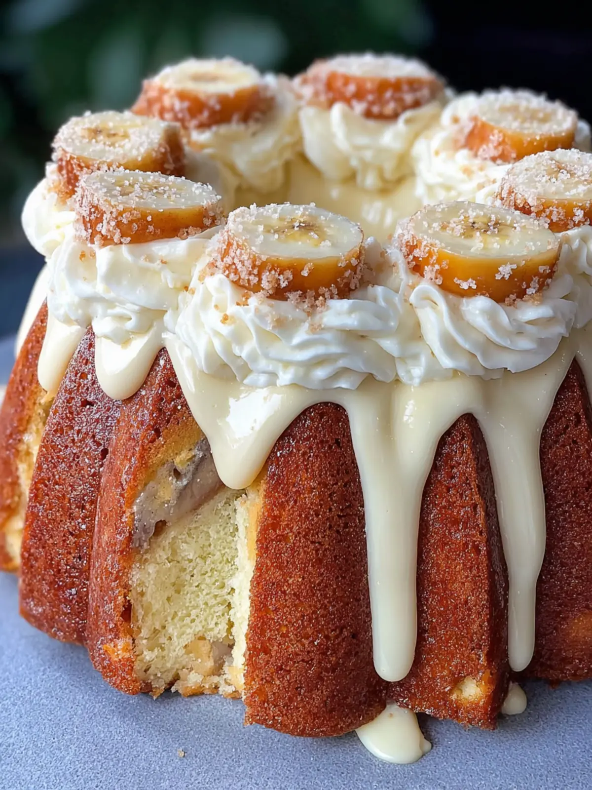 Banana Pudding Bundt Cake First Image