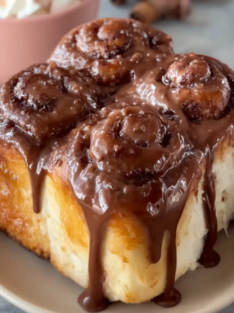 Decadent Chocolate Cinnamon Rolls First Image