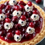 Cherry Eyeball Halloween Pie First Image